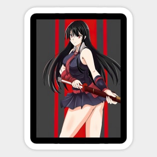 Akame - Akame Ga Kill Sticker